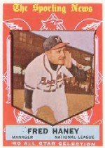 1959 Topps Baseball Cards      551     Fred Haney AS MG